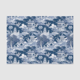 Papel De Seda Desenlace de paisajes de Chinoiserie