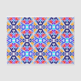 Papel De Seda desenlace de patrones abstractos en mosaico