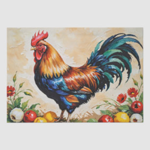 Papel De Seda Desenlace de pintura acrílica de gallo