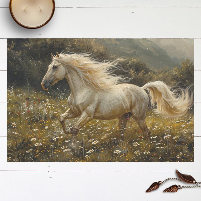 Papel De Seda Desenlace de pintura de caballos Palomino de Oro (Subido por el creador)