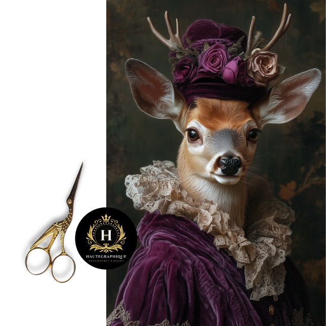 Papel De Seda Desenlace de retrato de ciervos victorianos (Subido por el creador)