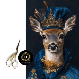 Papel De Seda Desenlace de retrato de ciervos victorianos