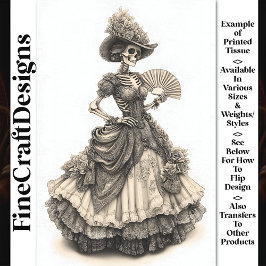 Papel De Seda Desenlace de Skeleton AH9 Vestido Gótico Victorian