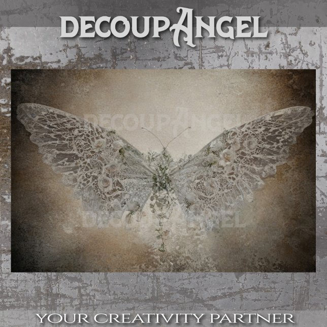 Papel De Seda Desenlace de textura de mariposa bordada (Subido por el creador)