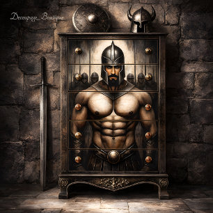 Papel De Seda Desenlace del borde del guerrero