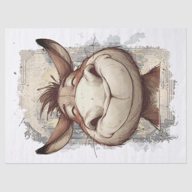 Papel De Seda Desenlace del burro (Anverso)