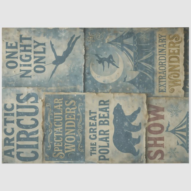 Papel De Seda Desenlace del Carnaval de Invierno del Circo Ártic (Anverso)