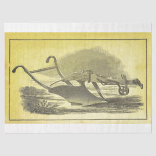 Papel De Seda Desenlace del Catálogo de Vintage Farming Gardenin