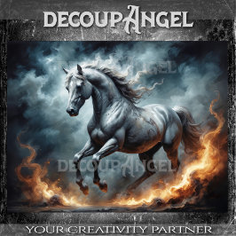 Papel De Seda Desenlace del Espíritu del Caballo Salvaje