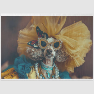 Papel De Seda Desenlace del gato real victoriano vintage