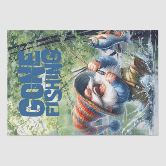 Papel De Seda Desenlace del genoma de pesca (Anverso)