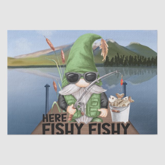 Papel De Seda Desenlace del "Here Fishy Fishy Fishy" (Anverso)