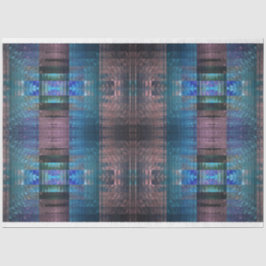 Papel De Seda Desenlace del patrón fractal abstracto del suroest