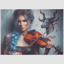 Desenlace del violín del músico zodiaco Taurus