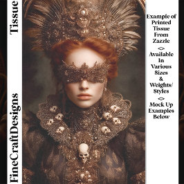 Papel De Seda Desenlace DU1 de la Mascarada Gótica Enmascarada