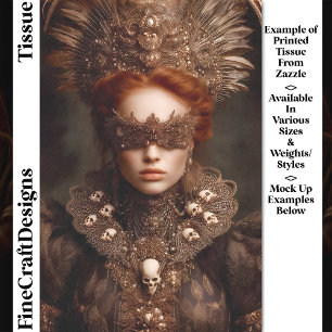 Papel De Seda Desenlace DU1 de la Mascarada Gótica Enmascarada