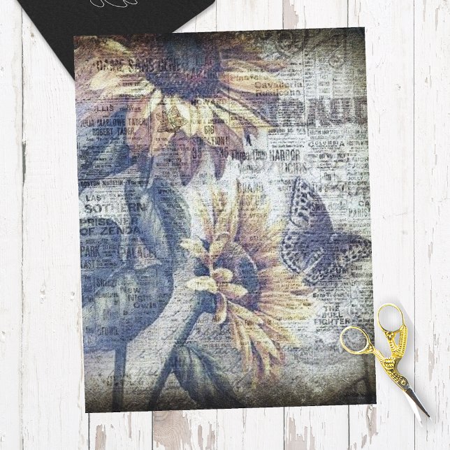Papel De Seda Desenlace efímero efímero de mariposa de girasol r (Subido por el creador)