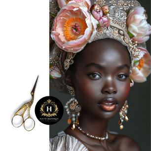 Papel De Seda Desenlace femenino africano vintage