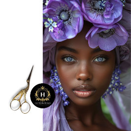 Papel De Seda Desenlace femenino africano vintage