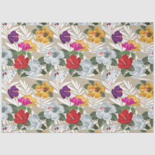 Papel De Seda desenlace floral de peony