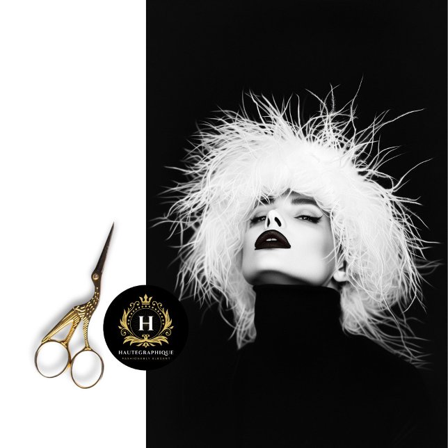 Papel De Seda Desenlace fotográfico en blanco y negro de alta mo (Subido por el creador)