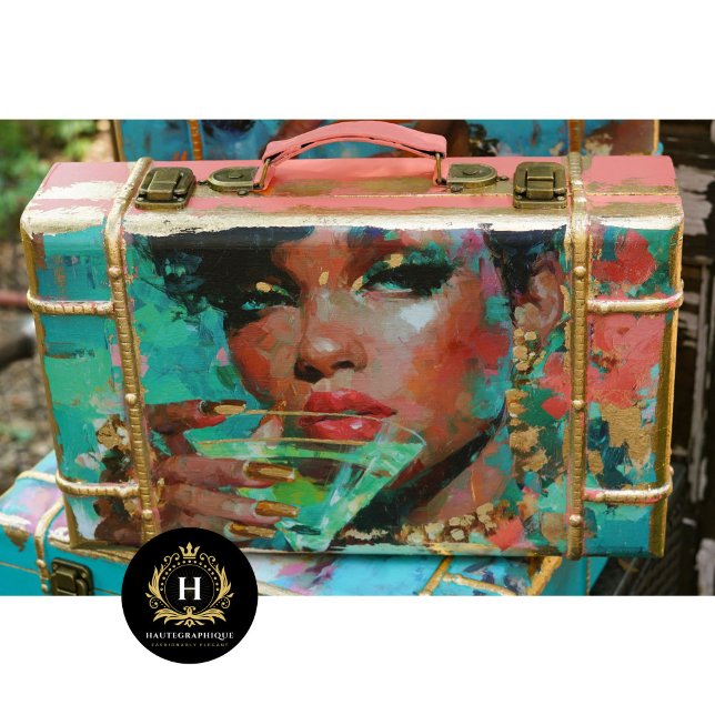 Papel De Seda Desenlace Green Martini de una mujer afroamericana (Subido por el creador)