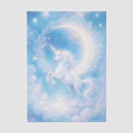 Papel De Seda Desenlace mágico de unicornio de nubes de unicorni
