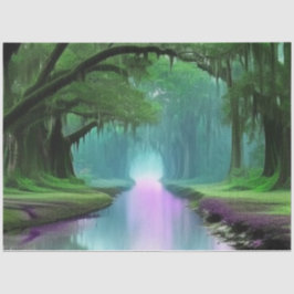 Papel De Seda Desenlace mágico morado de barba Louisiana