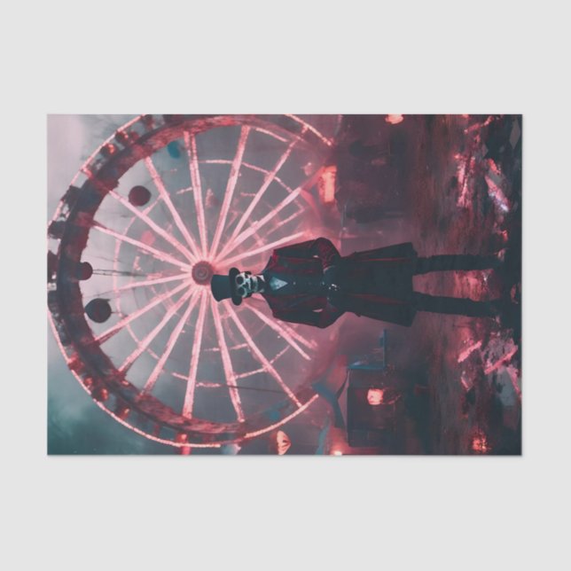 Papel De Seda desenlace perseguido del carnaval (Anverso)