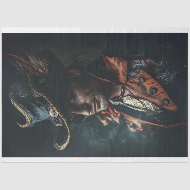 Papel De Seda Desenlace pirata de Capitán Abusado (Anverso)