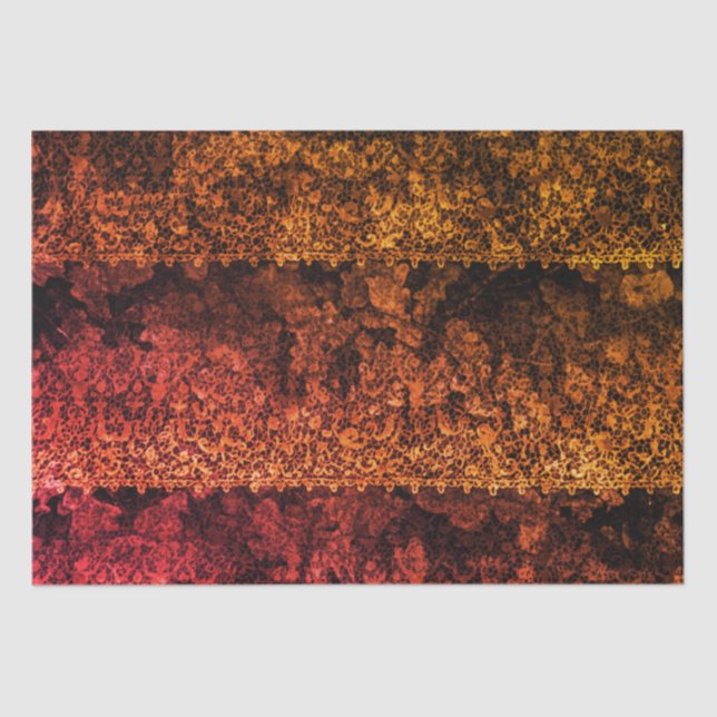 Papel De Seda Desenlace rojo gótico (Anverso)