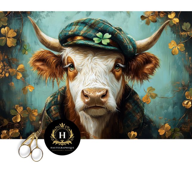 Papel De Seda Desenlace rústico de Boho Farmhouse de la vaca Hig (Subido por el creador)