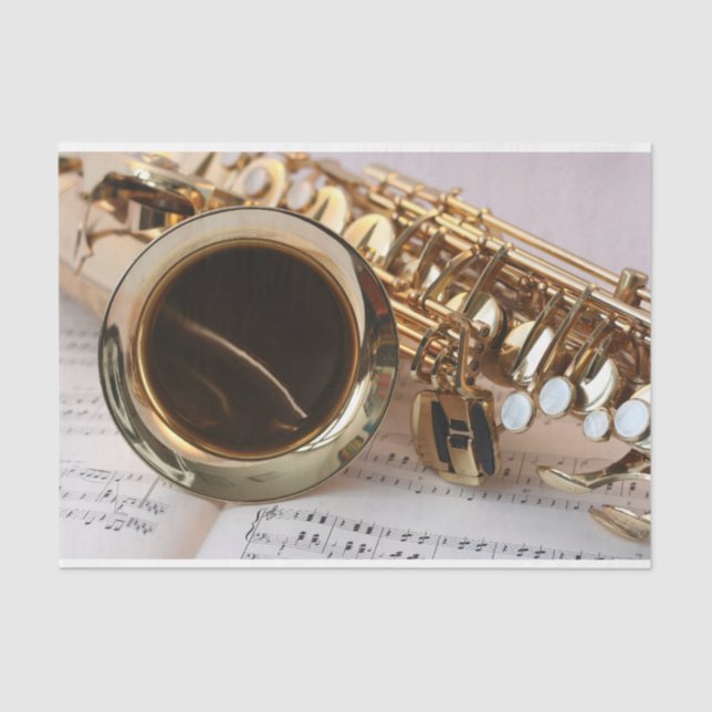 Papel De Seda Desenlace saxofónico (Anverso)