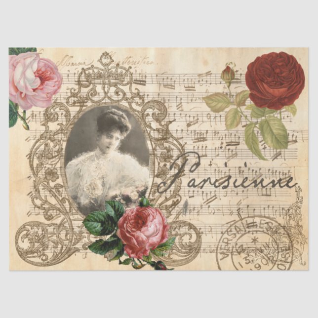 Papel De Seda Desenlace victoriano (Anverso)