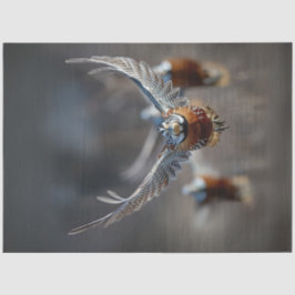 Papel De Seda Desenmascarar aves intrincadas en el vuelo