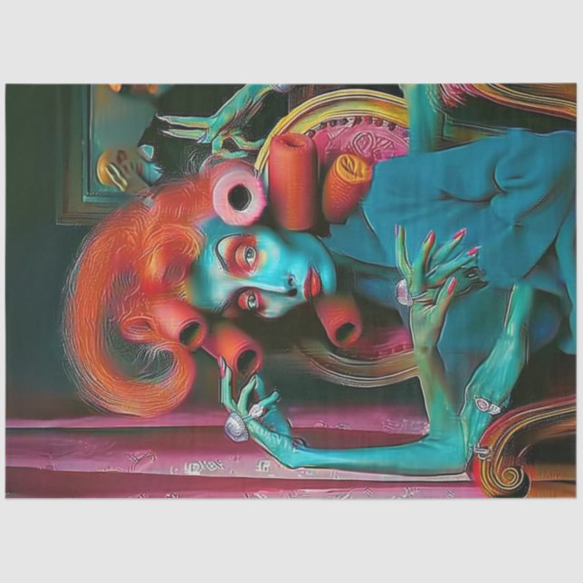 Papel De Seda Desenmascarar persona destacada exagerada capricho (Anverso)