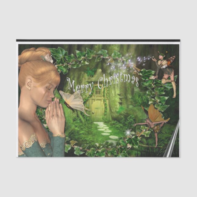 Papel De Seda Deseos del reino de los hados (Anverso)