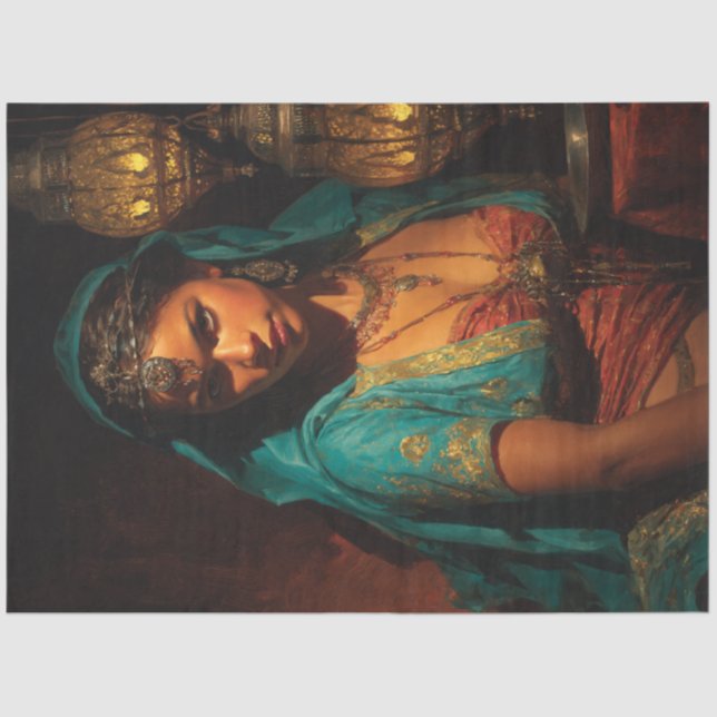 Papel De Seda Desfigurar el encanto gitano de Lady Mystic (Anverso)