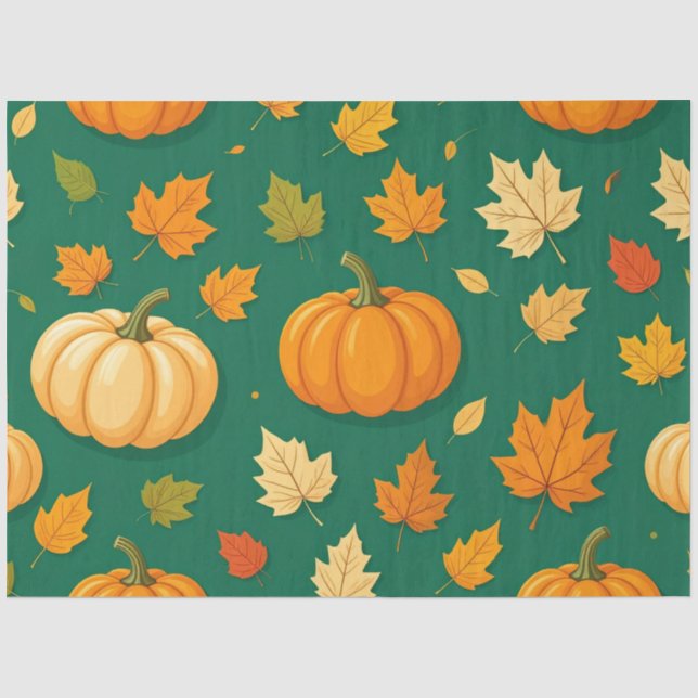 Papel De Seda Desfile de Calabaza (Anverso)