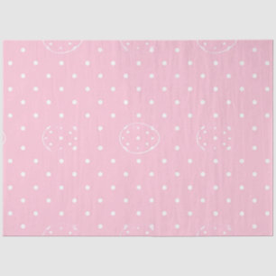 Papel De Seda Desfile de Lunares Rosas