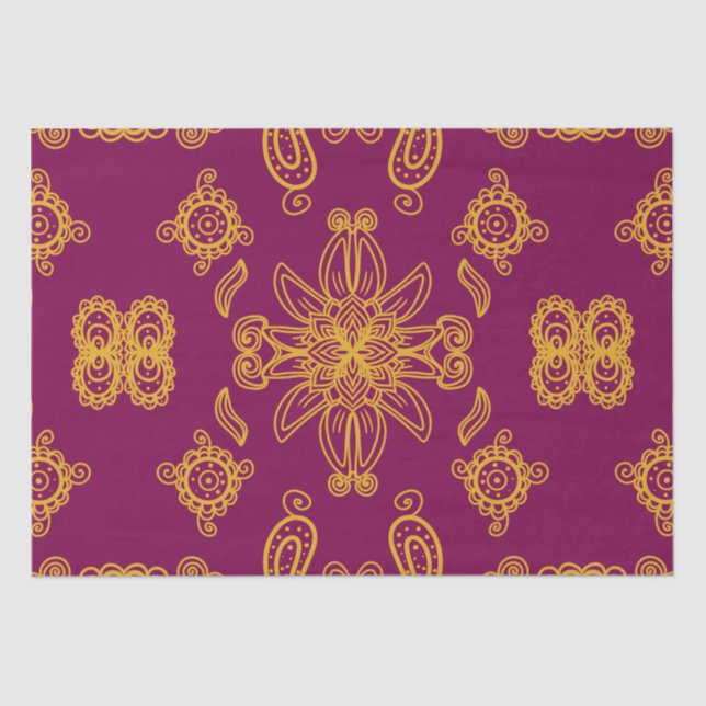 Papel De Seda Design indien (Anverso)