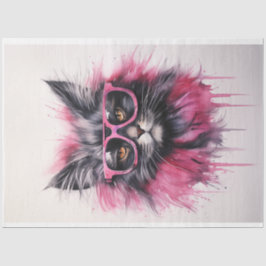 Papel De Seda Desiree Purple Cat