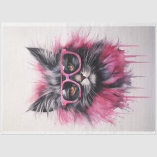 Papel De Seda Desiree Purple Cat