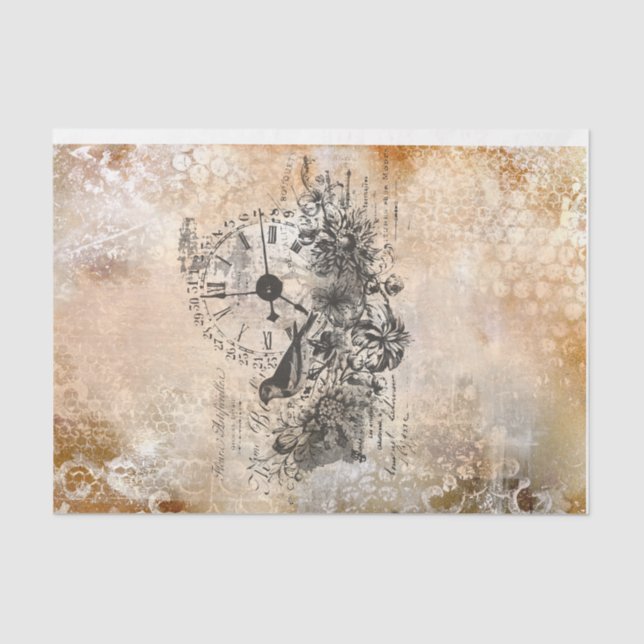 Papel De Seda desligar ephemera francés (Anverso)