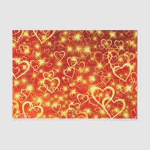 Papel De Seda Deslumbrante El día de San Valentín Metálico de Co