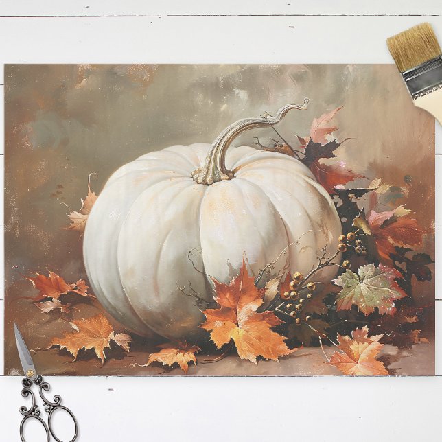 Papel De Seda Desmaquillaje de pinturas rusticas de calabaza bla (Subido por el creador)