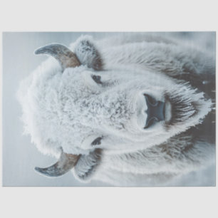 Papel De Seda Desmoronar el majestuoso veneno blanco en la nieve