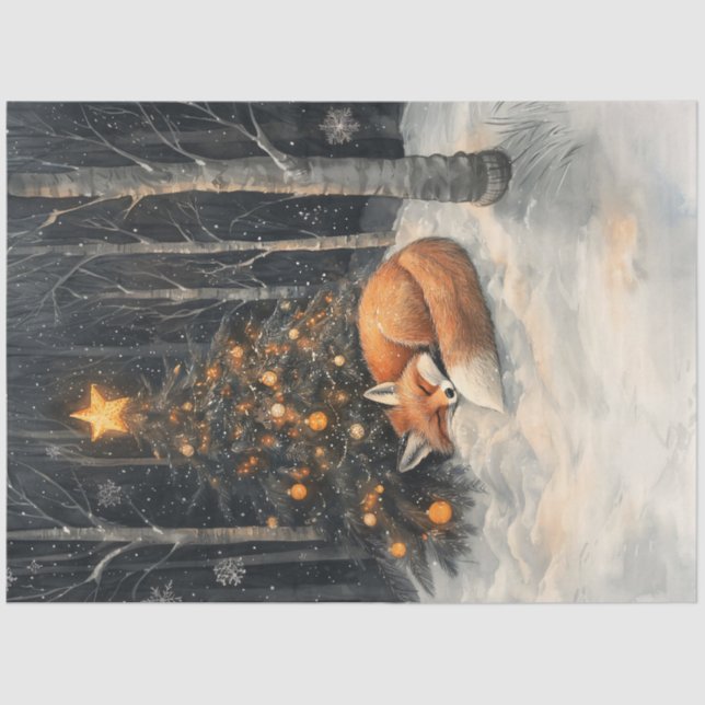 Papel De Seda Desnuda de los caprichosos Navidades rusos de Fox  (Anverso)