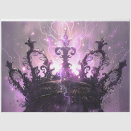 Papel De Seda Desnuda Majestuosa Corona Púrpura del Señor
