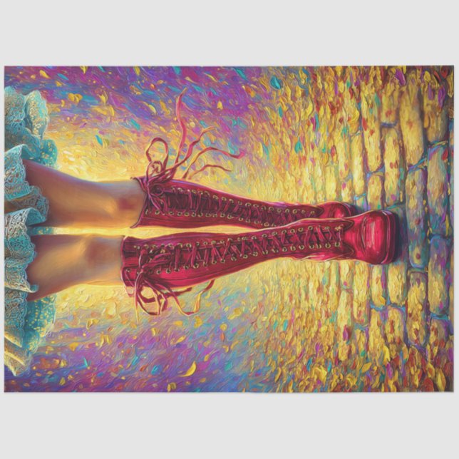 Papel De Seda Desnuda Marcha caprichosa de la independencia (Anverso)